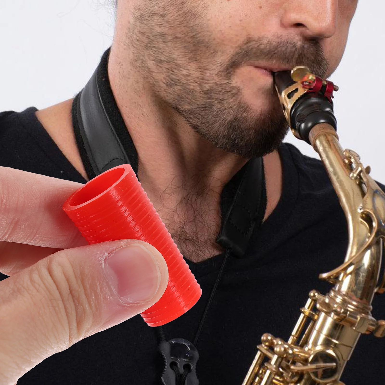 

3 Pcs Saxophone Cork Ring Accessories Alto Neck Saxphone - Tenor Parts Covers Silica Gel Rings Sleeve