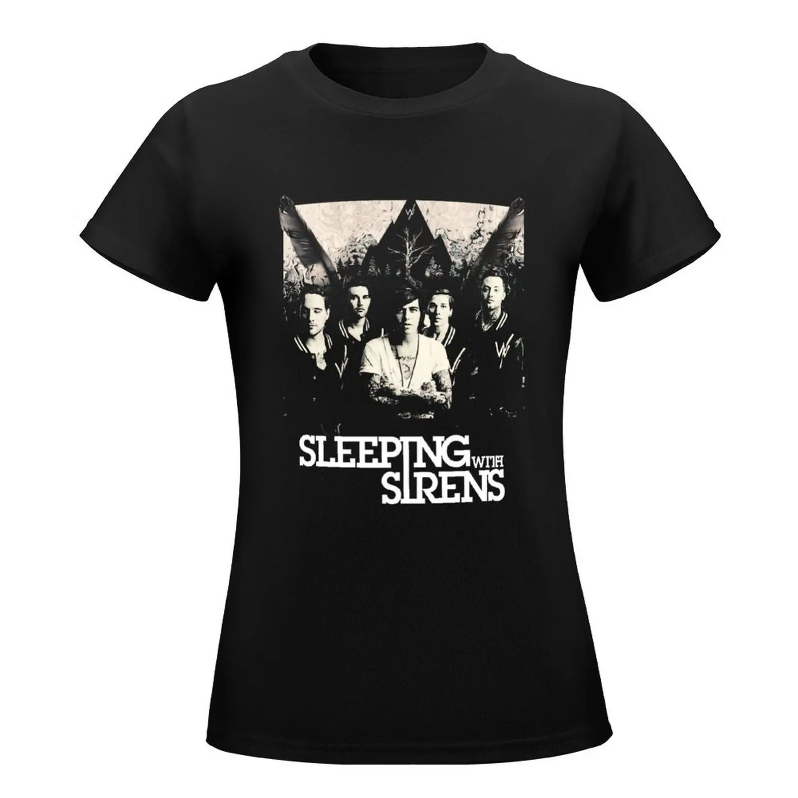 Sleeping With Sirens T-Shirt shirts graphic tees vintage clothes korean fashion summer top western t-shirt dress for Women