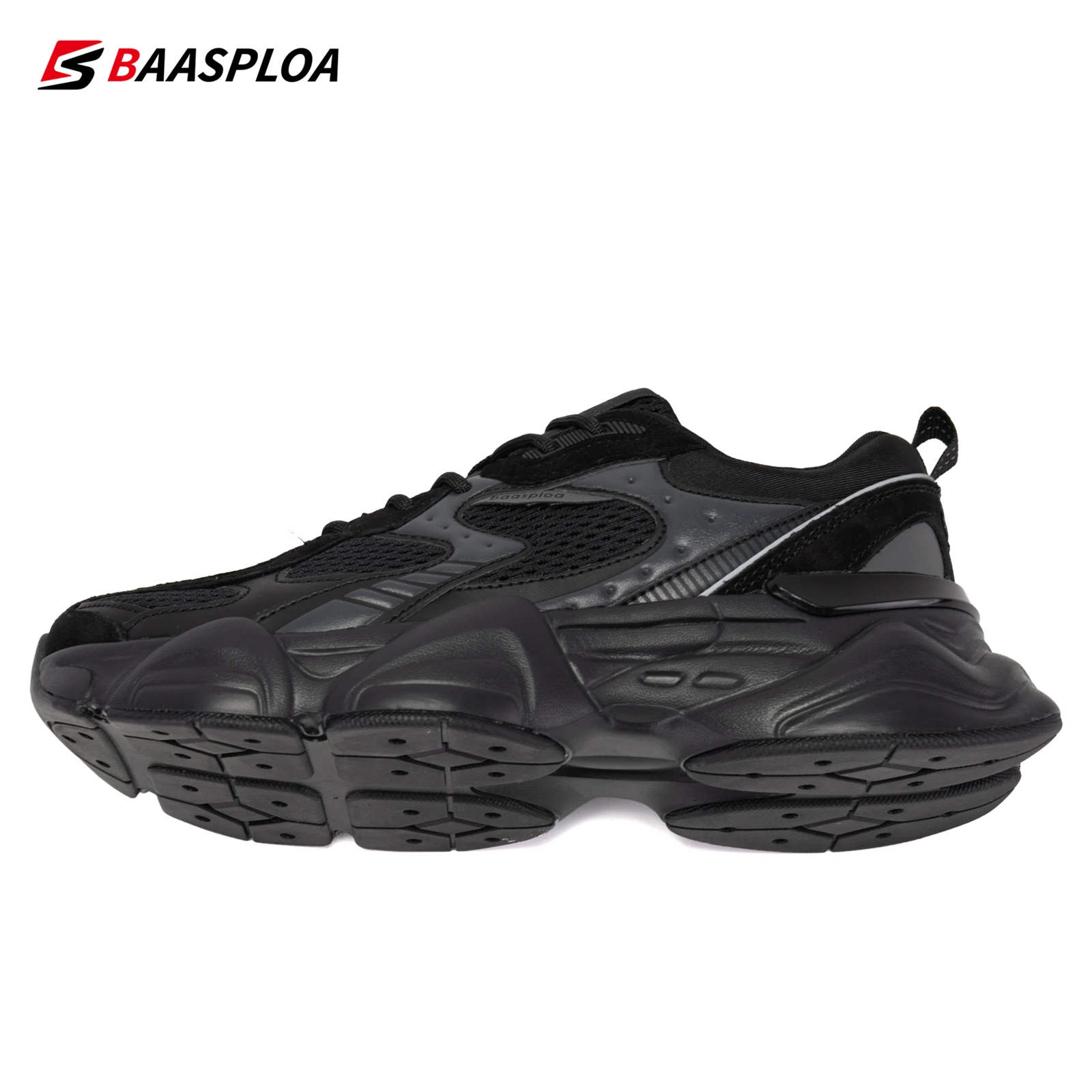 Baasploa-Zapatillas de correr de Pu para mujer, zapatos cómodos para exteriores, Tenis deportivos antideslizantes, zapatos para caminar