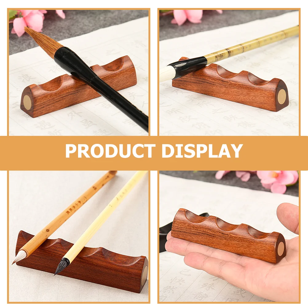 Penholder Brush Rest Paint Calligraphy Writing Stand Rack Chinese Support Brushes