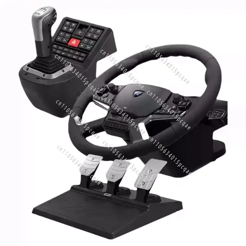 Controller Kit for PC Truck Game Emulator 2 Force Feedback Truck Simulator Steering Wheel