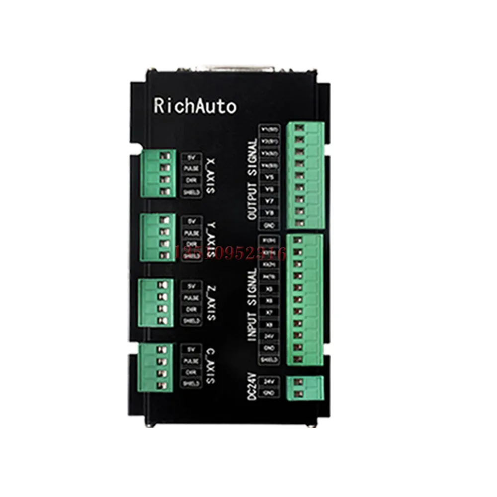 Richauto-Dsp A11 A18 Dsp 컨트롤러, 오리지널 정통 3 축/4 축 Cnc 조각 기계, 모션 제어 시스템, 영어 버전