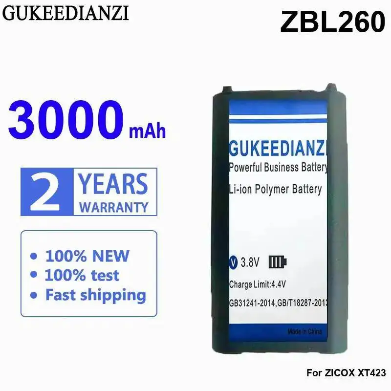 

3000 мАч для Zicox XT423 хорошая низкотемпературная производительность ZBL260 высокоэффективная батарея принтера