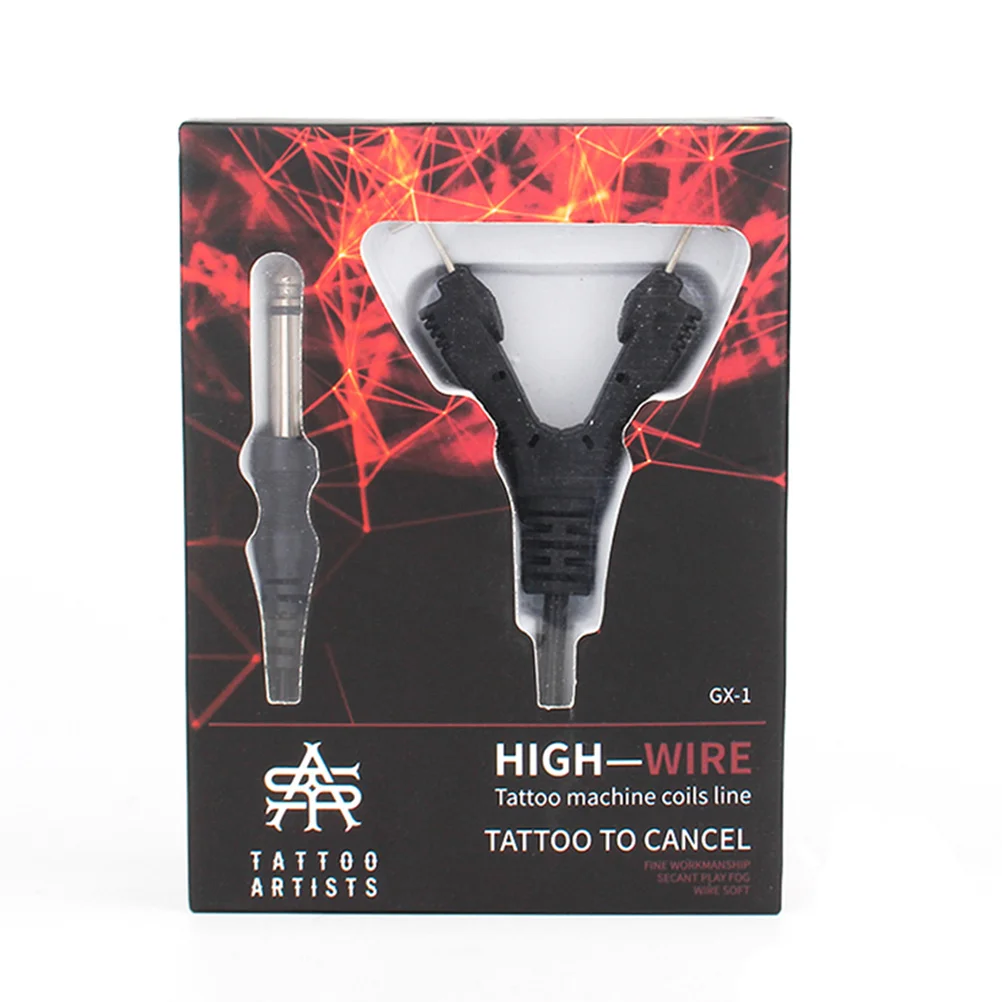 

Upgraded Silicone Clip Cord Hook Line for Tattoo Equipment Power Supply Connection High Quality Metal Connector Reliable