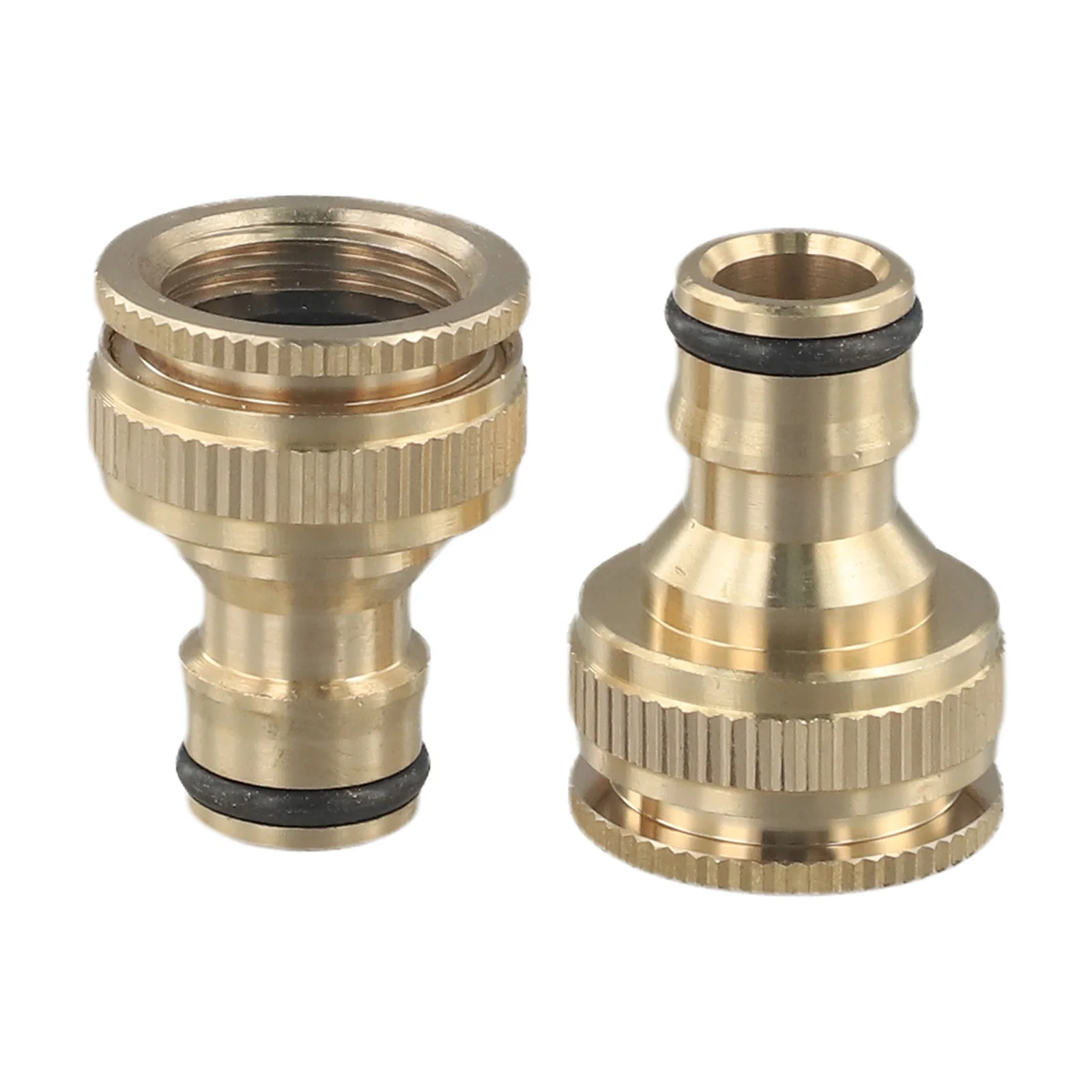 Brass Faucet Tap Connector Mixer Hose Adaptor Quick Connecter 1/2 3/4 Copper Hose Coupling Adapter Garden Watering Fittings Tool