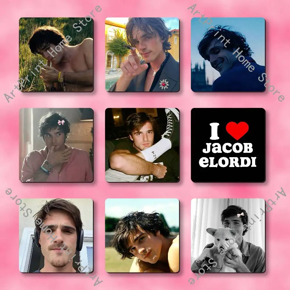 

J-Jacob E-Elordi Soft Magnetic Refrigerator Magnets 5.5,7.5cm Personalized for DIY Kitchen Office Decorative