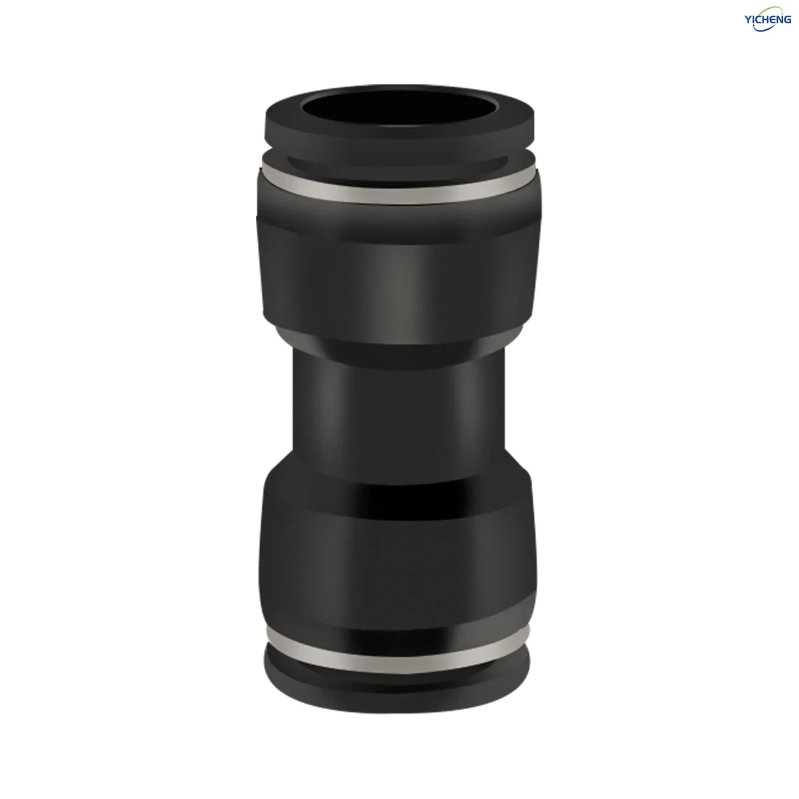 YICHENG PNEUMATIC Hose Connector Straight 2 Ways 6MM-6MM Tube OD Push to Connect Tube Quick Fittings Push Lock  (Pack of 30)