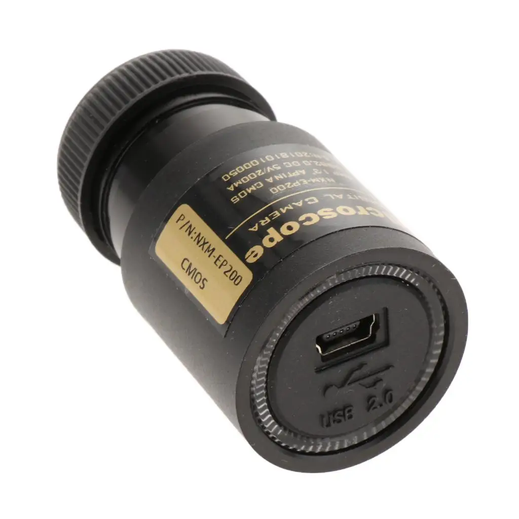 Metal USB Electronic Eyepiece 23.2mm 2MP CMOS Camera for Optical Microscope Macro Imaging and Academic Use