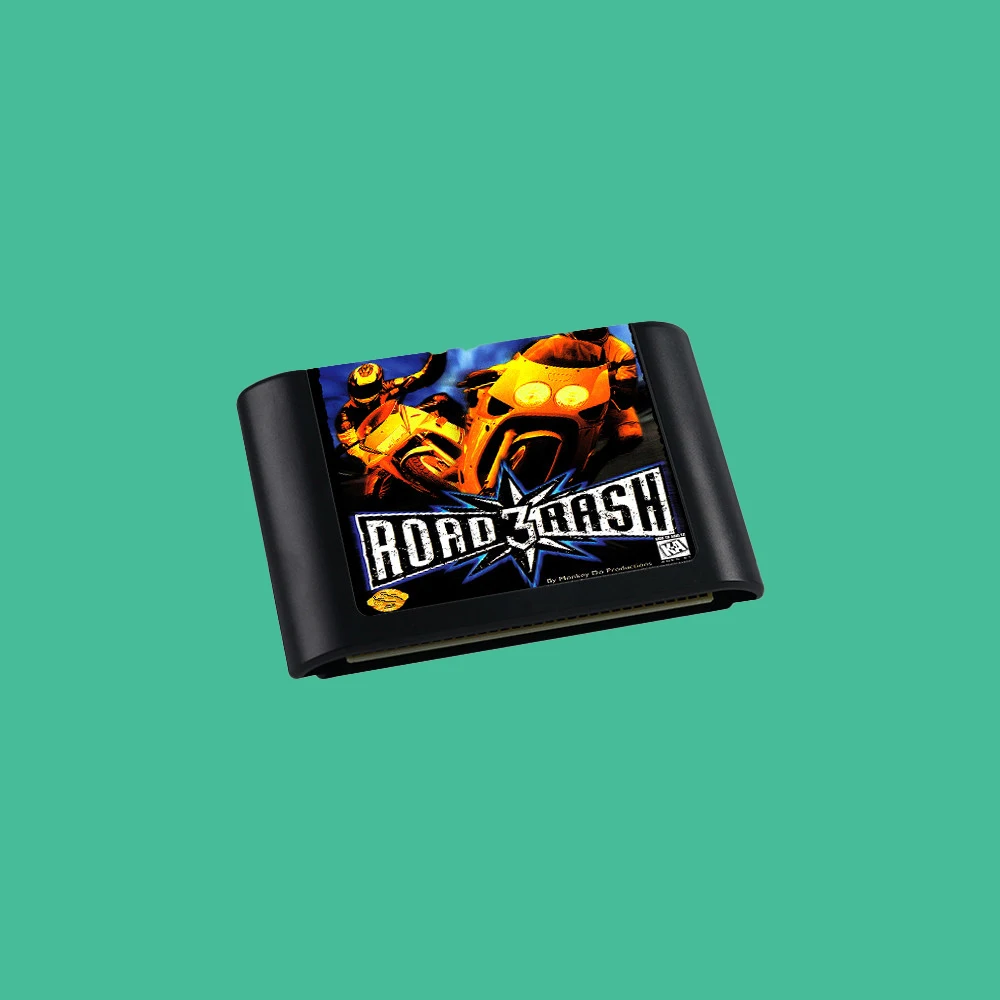 Road Rash 3 Tour De Force USA Игра для SEGA Mega Drive Genesis 16-битные консоли Игровой картридж Руководство по эксплуатации Road Rash 3 Tour De Force USA Игра для SEGA Mega Drive Genesis 16-битные консоли Игровой картридж Руководство по эксплуатации