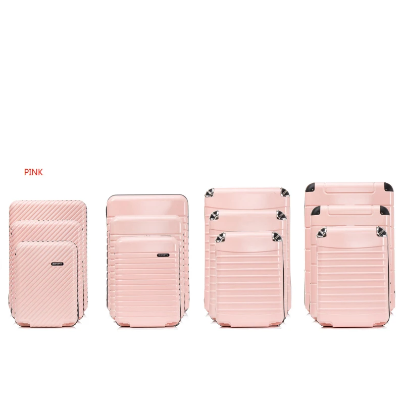 Semi-finished ABS+PC factory direct sale suitcase set travel suitcase