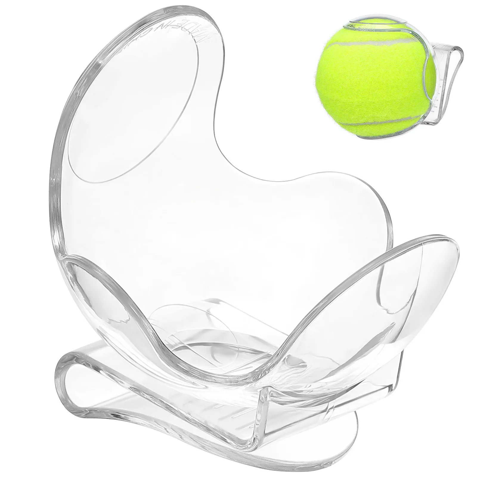 Tennis Ball Waist Clip Holder ABS Strong Clip for Waistband Clothes Universal Fit for Standard Tennis Balls Portable Court