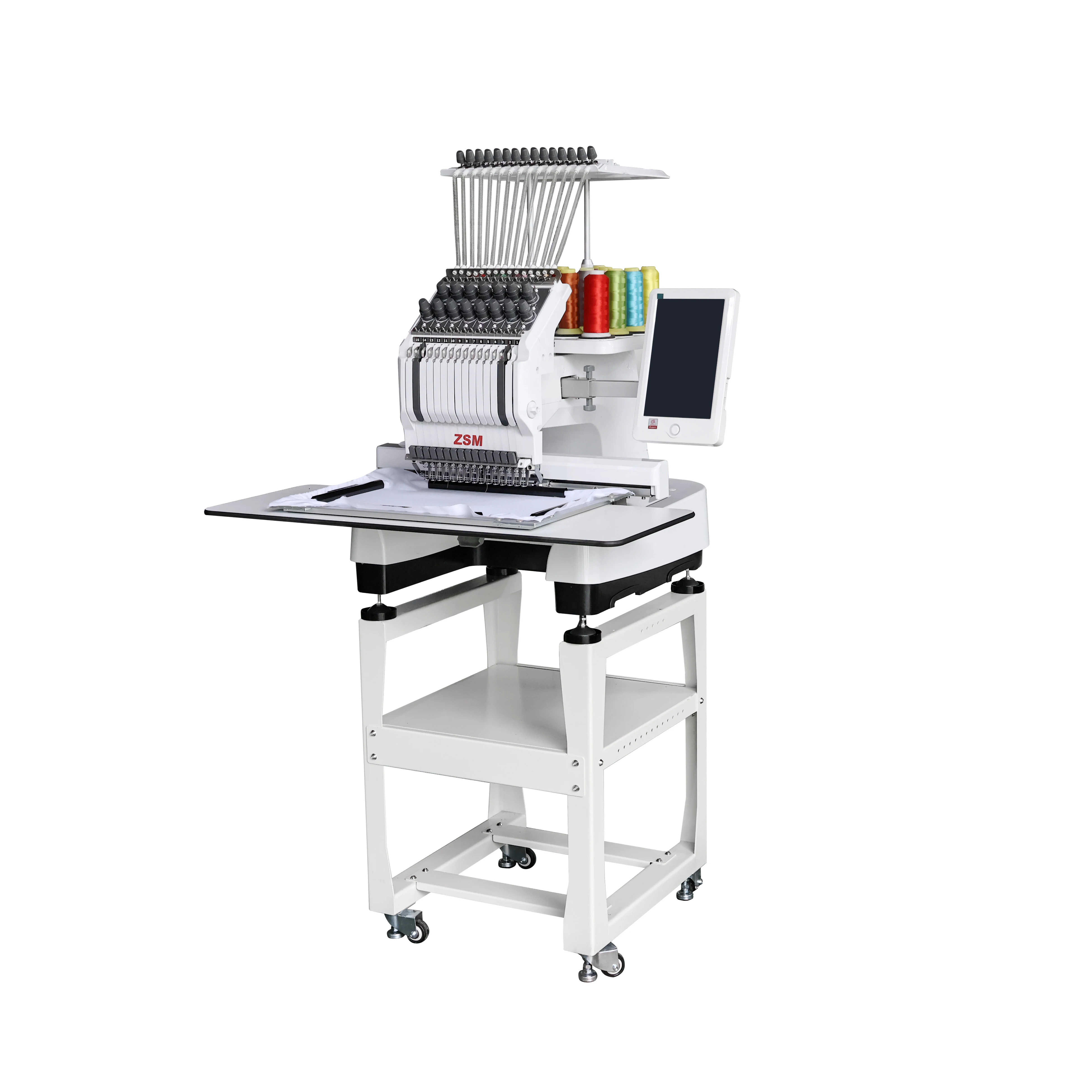 New Computerized Flat 1 Head Embroidery Machine Automatic Operation for Cap