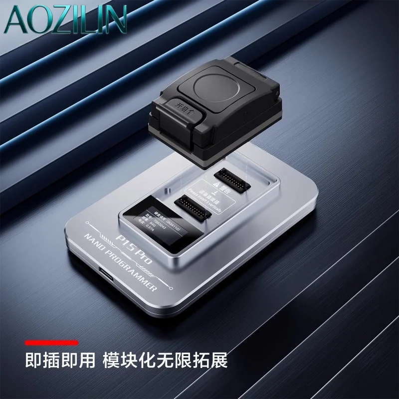 AOZILIN i2C‑P15Pro NAND Flash Programmer,BGA315 Chip Read‑Write Repair Tool for  4‑15Pro Max Professional Lab Maintenance