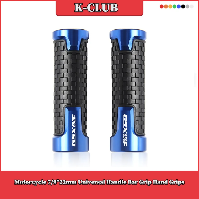 

Motorcycle 7/8"22mm Universal Handle Bar Grip Handlebar Hand Grips For SUZUKI GSX650F/600F 600/750KATANA