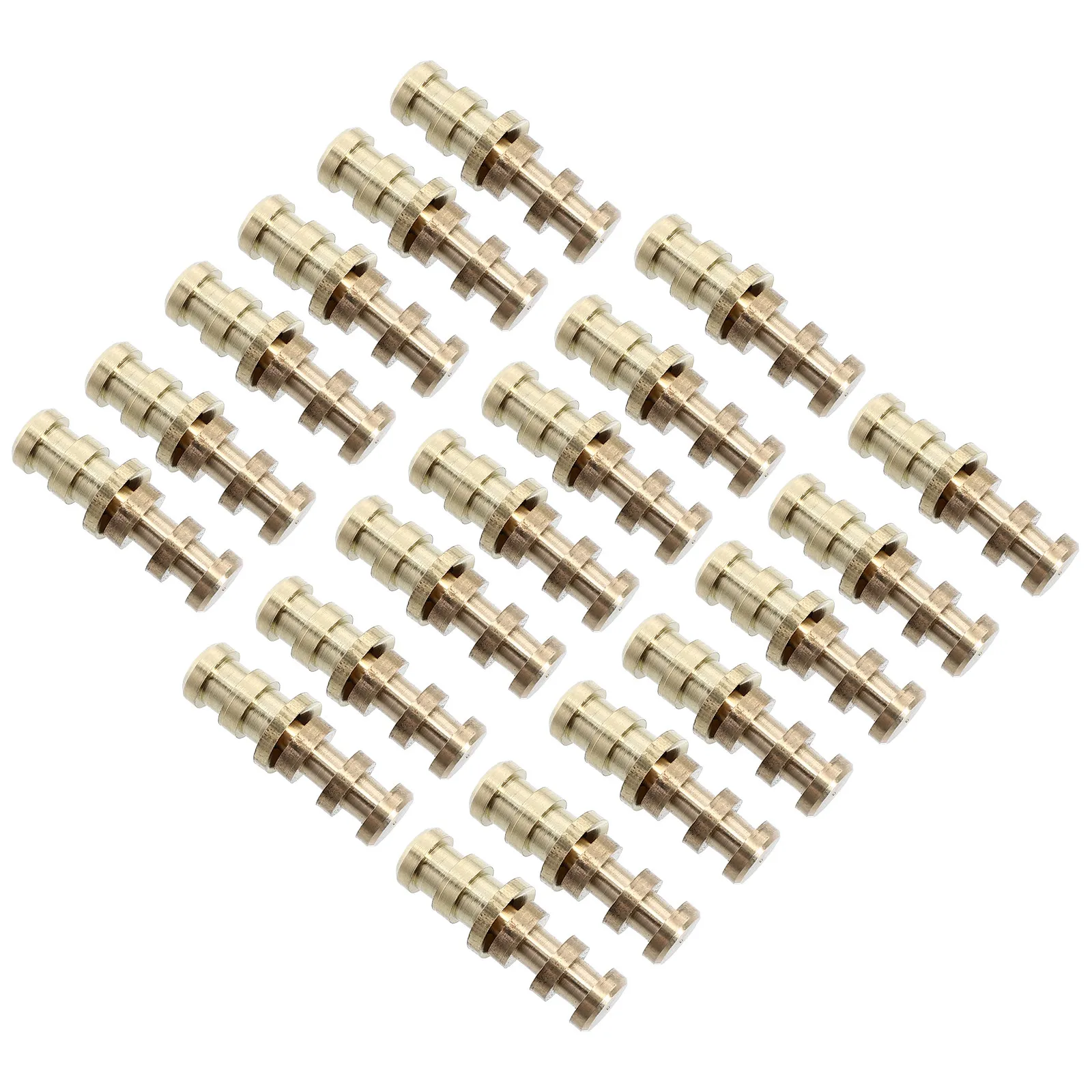20Sets Table Leaf Dowel Pin Heavy Duty Metal Alignment Pin for Dining Table Extension Replacement Rustproof Sturdy Connector