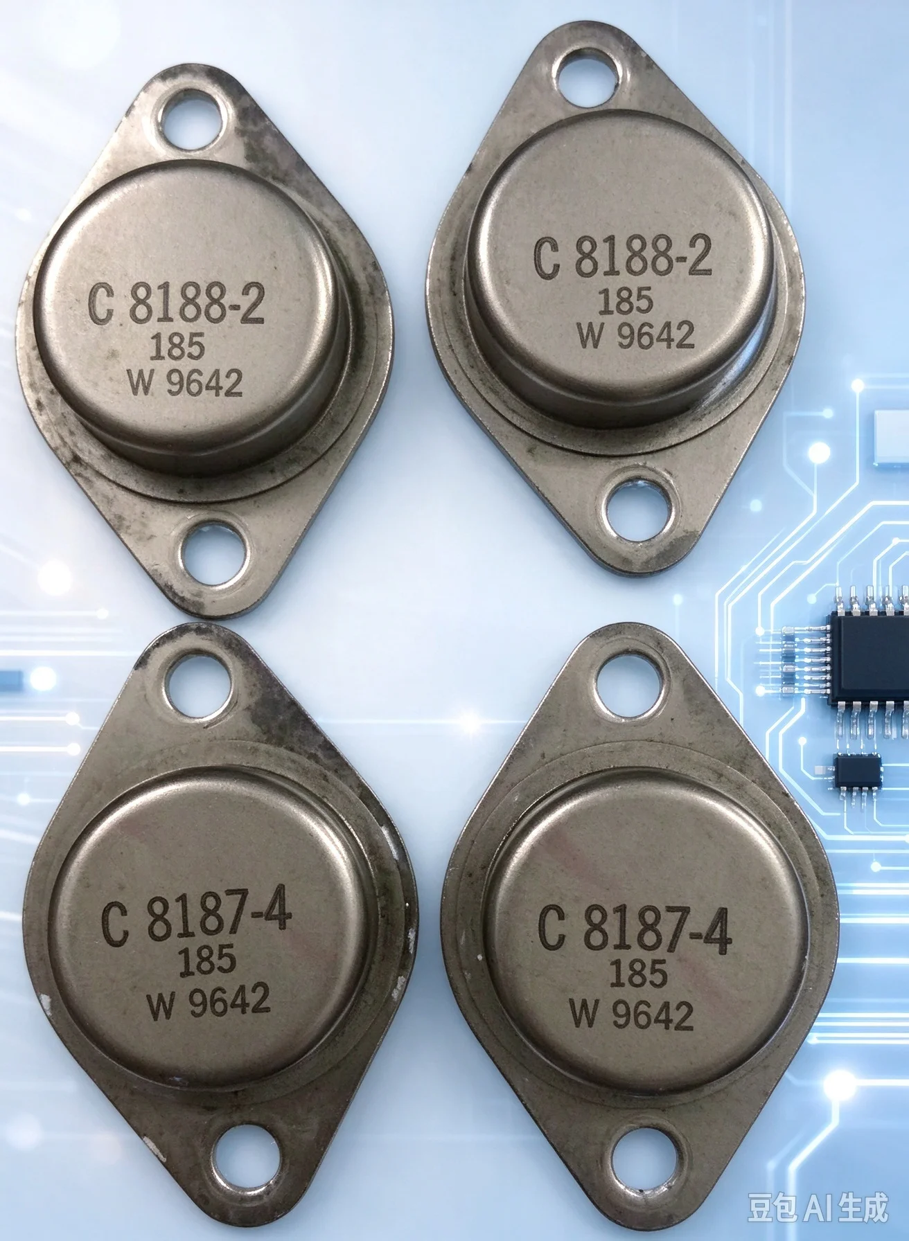 Sets for C8188‑2 C8187‑4 TO‑3 Gold Power Matching Tube Brand New Original In Stock