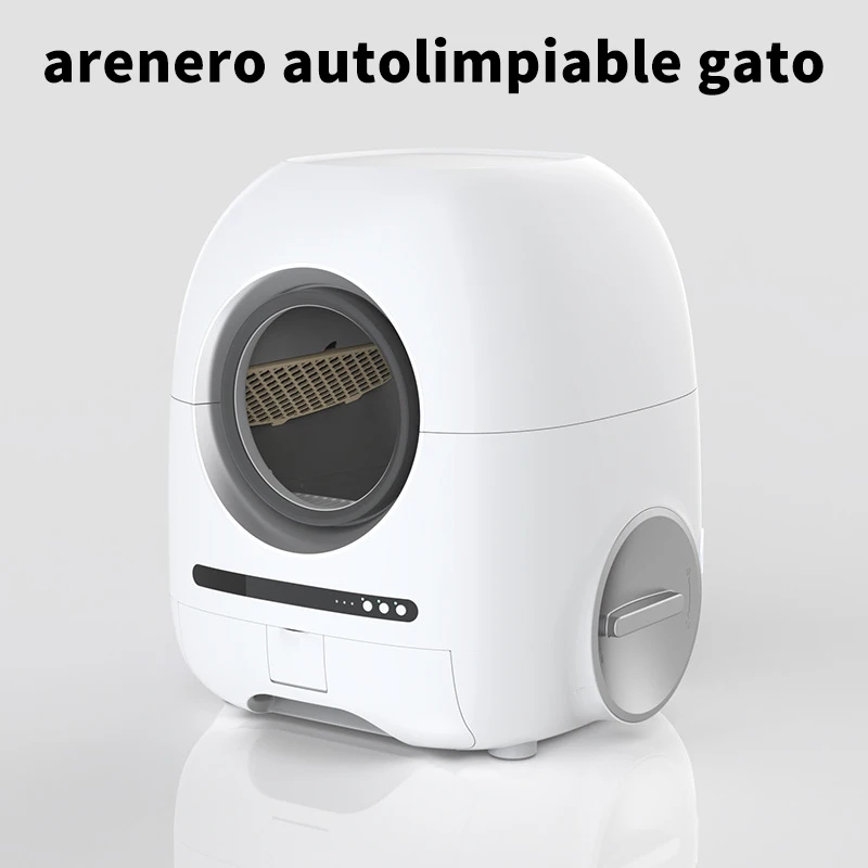 

Automatic Smart Cat Litter Box with APP Control and Self-Cleaning Feature Breathable Pet Toilet Arenero Gatos Autolimpiables