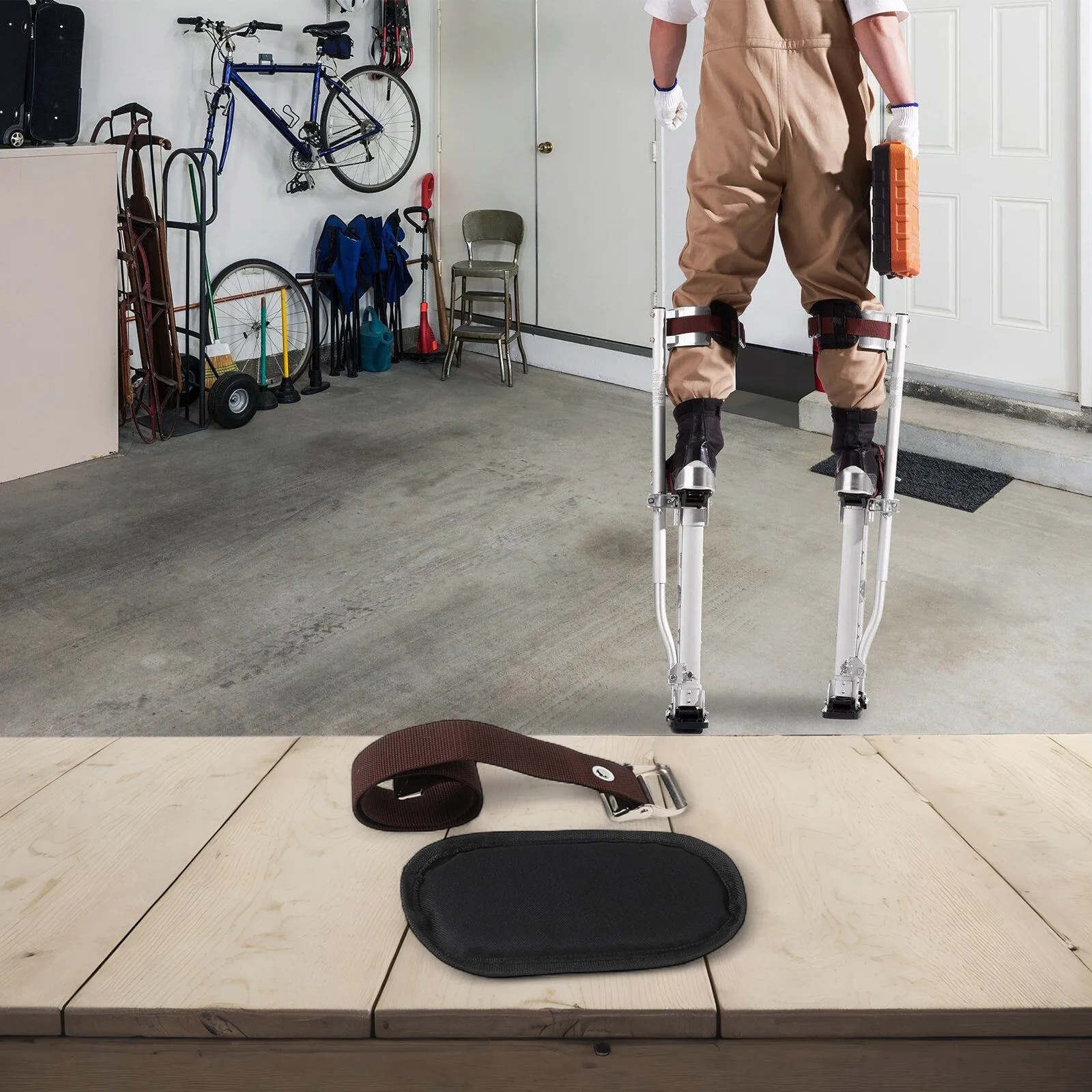 

Adjustable To Body Types Comfortable For Extended Work Compatible With All Stilts Adjustable Nylon Stilt Straps