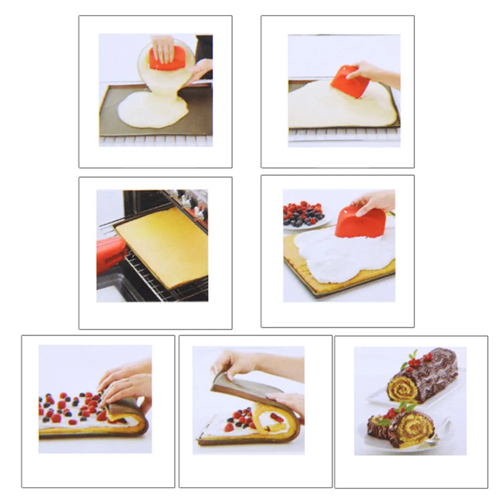 

Silicone Baking Mat Size L Non-Stick Easy Clean Baking Sheet Mat Mould For Diy Cookies Muffins Chocolates Cake Pans