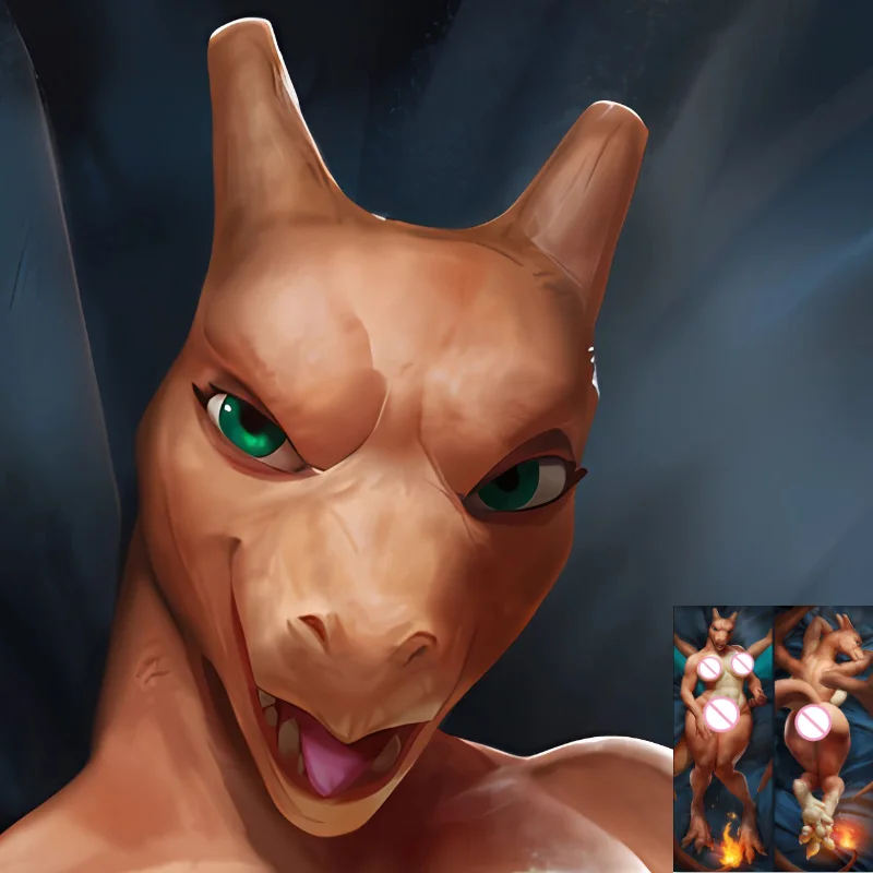 

Dakimakura Anime Fluffy Furry Orcus Glurak Dragon Pillowcase Double-sided Print Hugging Body Pillow Cover Case Dropshipping