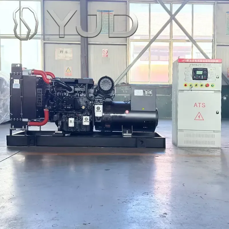 High Quality Open-Frame Generator 100kw Rated Power Automatic Remote Start 3-Phase Generator Sets Range