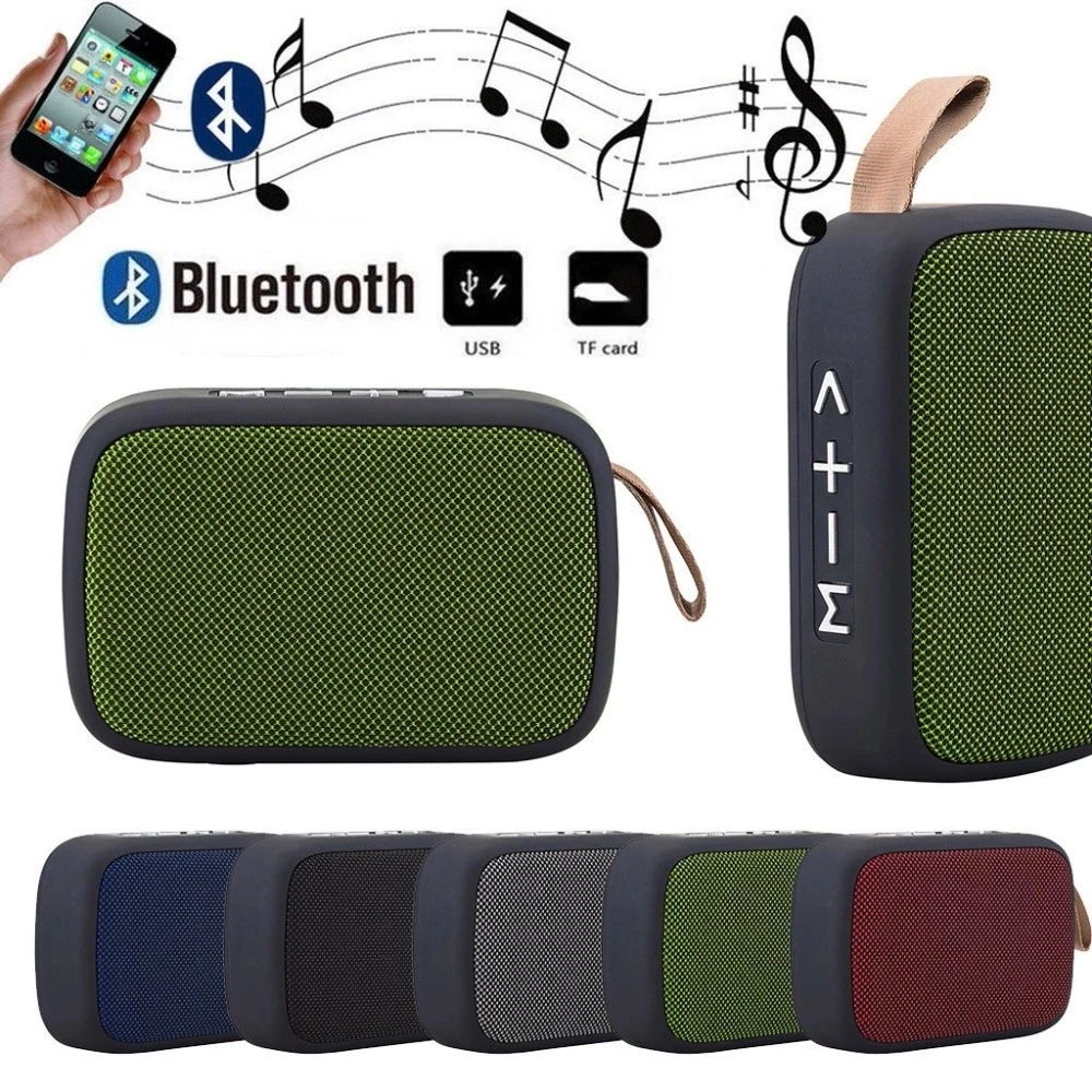 Portable Wireless Waterproof Mini Fabric Bluetooth Speaker,Outdoor HlFl 3D Stereo MP3 Player Support FM Radio Support SD TF Card