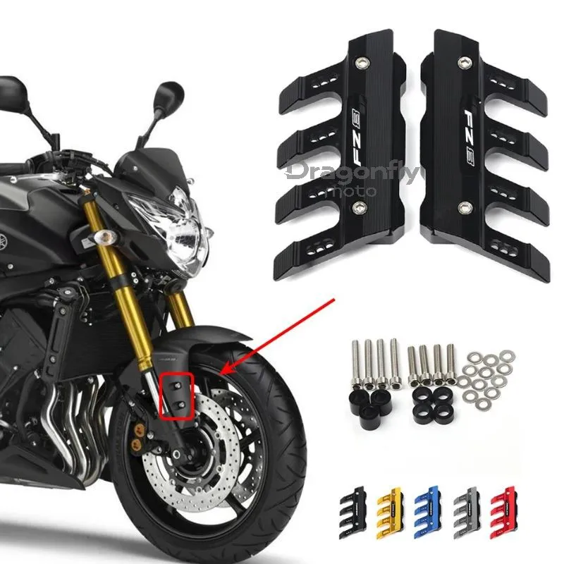 

Motorcycle Front Fender Side Protection Guard Mudguard Sliders For YAMAHA FZ8 FZ-8 Accessories universal