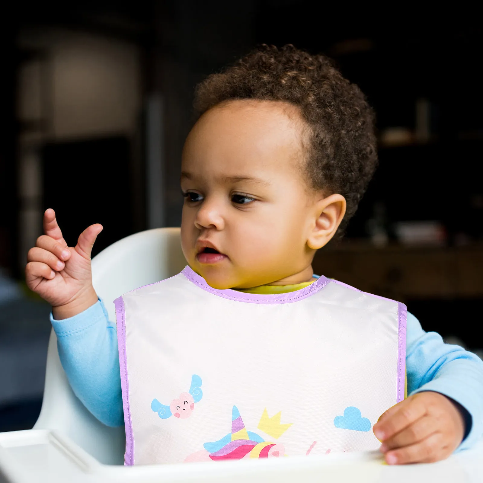 

Премиальный водонепроницаемый нагрудник из полиэстера и хлопка для малышей и новорожденных: дышащий, удобный, для защиты от слюней и выделений