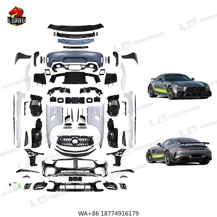 

Заводская цена 1:1 PRO Широкий полный комплект кузова для GT GTC GTS Автомобильный комплект из сухого углеродного волокна PP