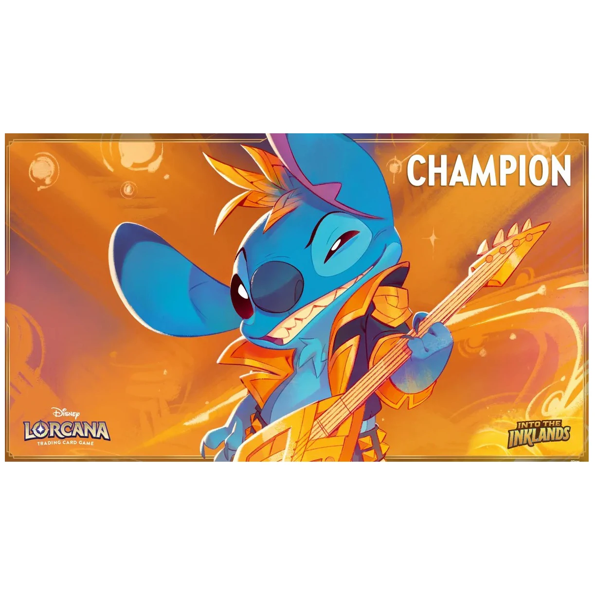 Lorcana TCG Game Playmat Stitch Rock Star Elsa The Spirit Winter Game Mat Great Illuminary Seven-dwarfs with Free Bags