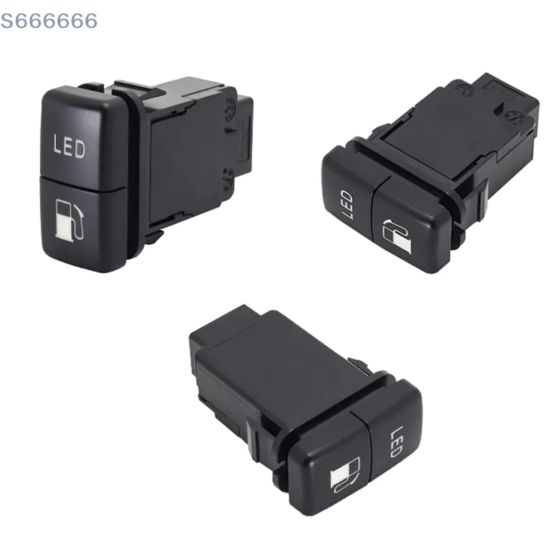 

Car Mounted Switch, Daytime Running Light Power Switch, Radar Parking Modification Switch Button With Connecting Wire