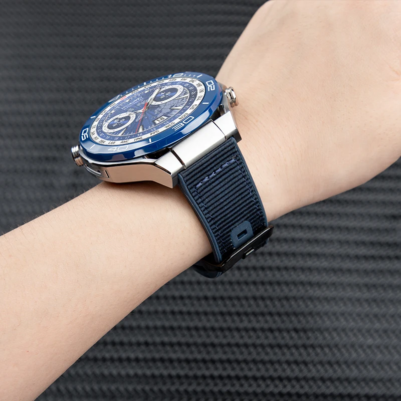 Tali komposit uhg5.000 untuk jam tangan HUAWEI, tali komposit untuk jam tangan HUAWEI 4 Pro / Ultimate GT 2 3 46MM, gelang pengganti pita silikon kepang