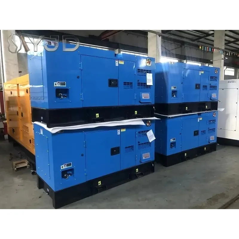 Weichai Engine Fueled Silent Type Diesel Generator Set 300/400V AC Single Phase 50Hz Soundproof Canopy