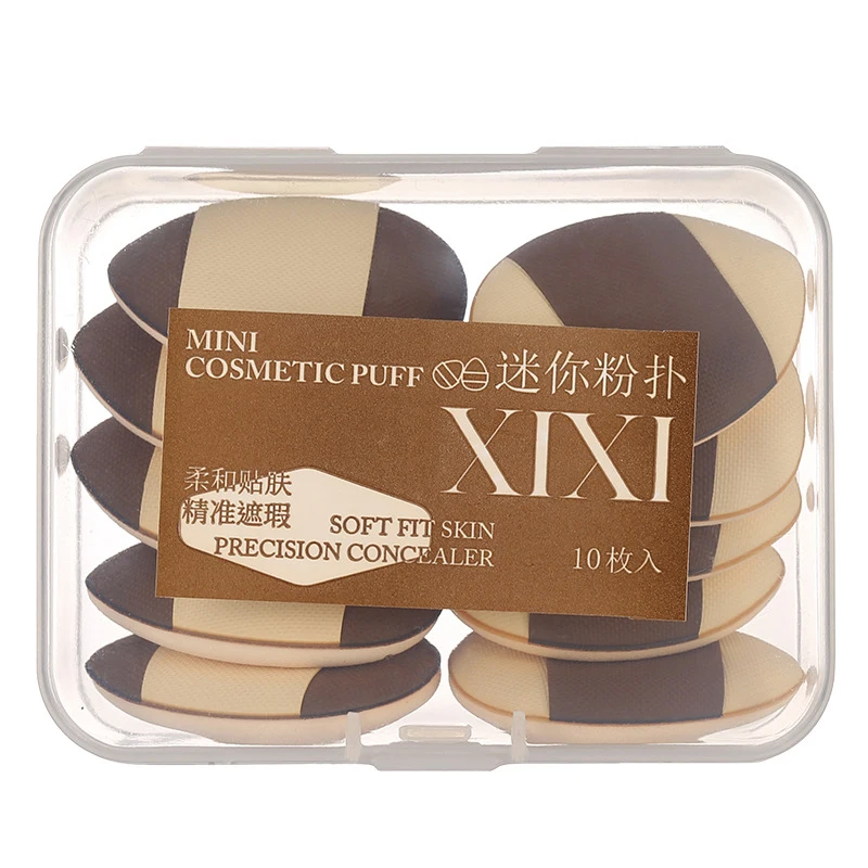 Mini Finger Puff Foundation Powder Detail Makeup Sponge Face Concealer Cream Blend Cosmetic Accessories Makeup Tools
