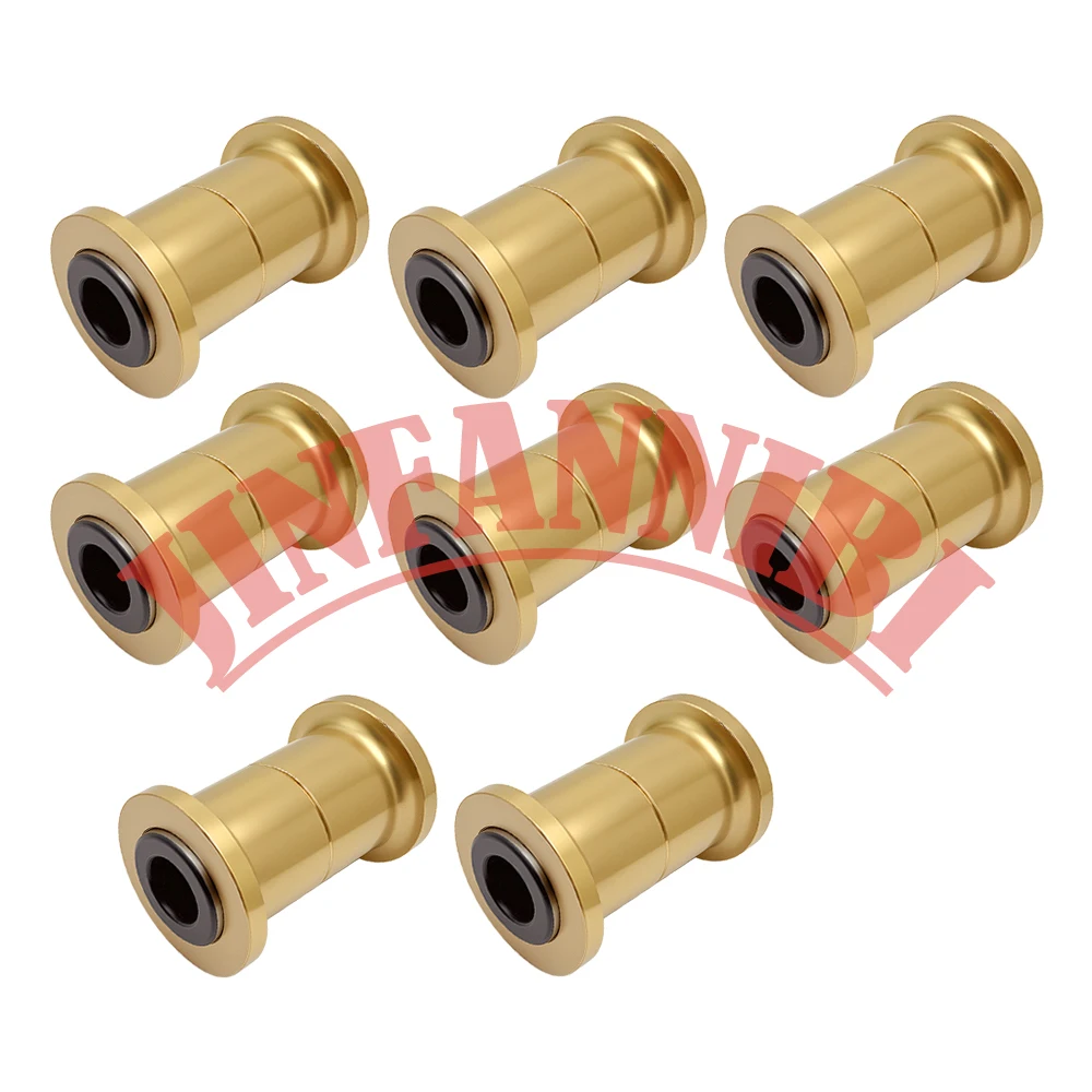 Front A-Arm Bushings Pivot Sleeves Tube Kit For Can-Am Maverick X3 RR 2020 2021 2022 2023