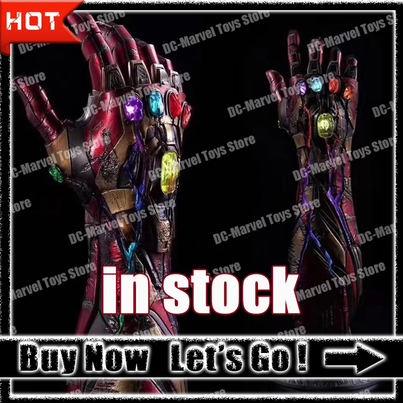 In Stock 60cm Iron Man Mk85 Nano Infinity Glove Model Action Figures Gk Decoration Collection Customized Birthday Boy Gifts Toys