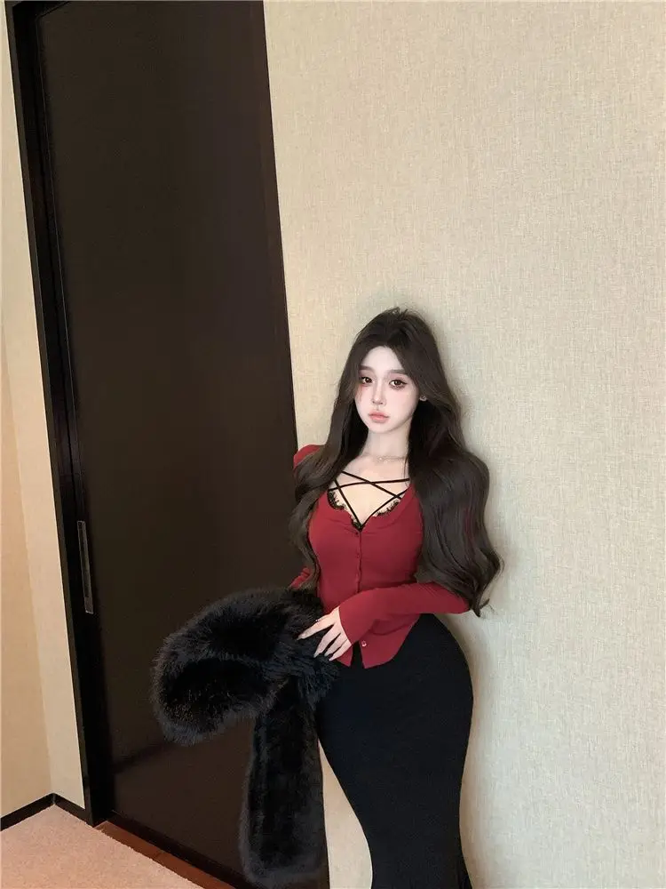 

Свитера Джемперы Пуловеры Женская кашемировая женская одежда Легкое многослойное Рождественский праздник Фестиваль Профессиональная формальная посадка