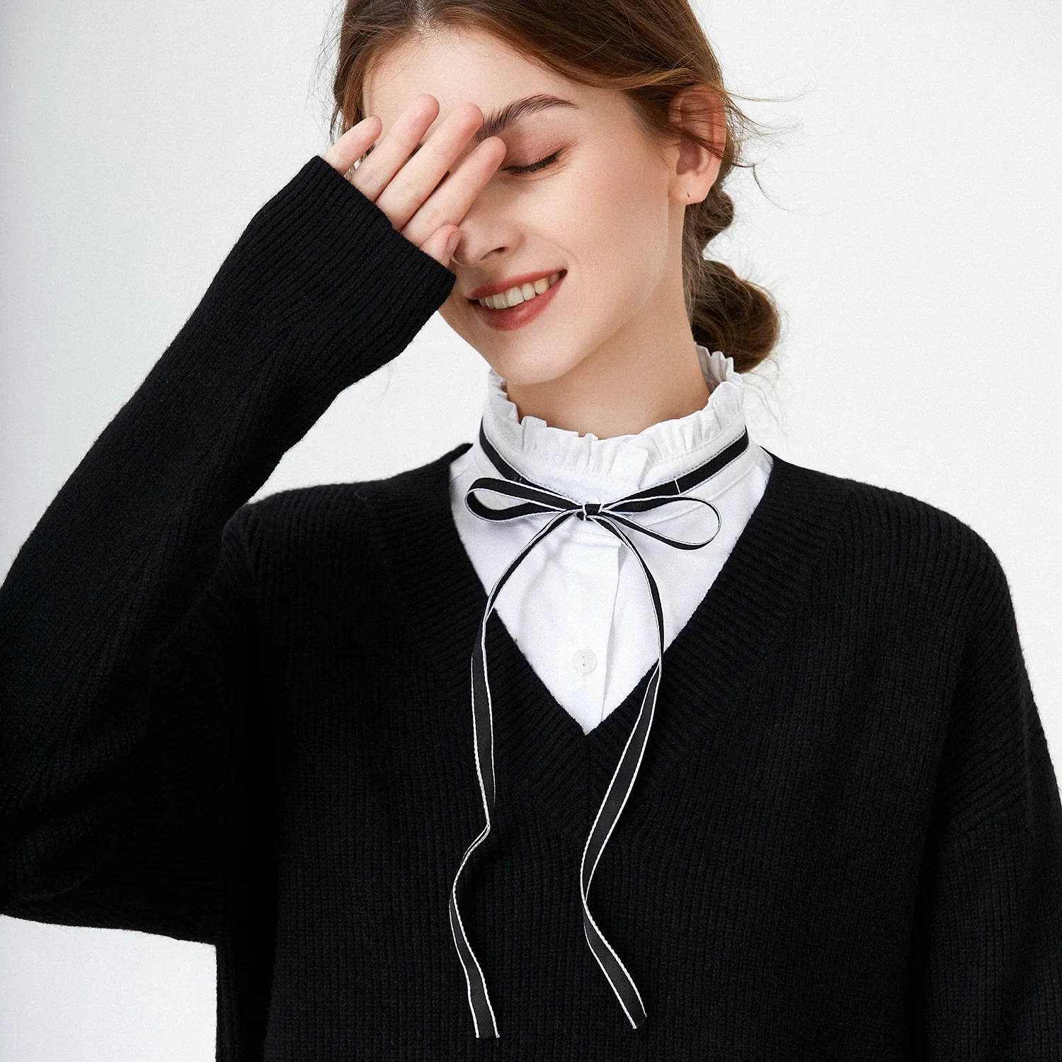 Sweet Ruffles Stand Fake Collar for Women Shirt Removable False Collar Female Choker Necklace Sweater Detachable Collar