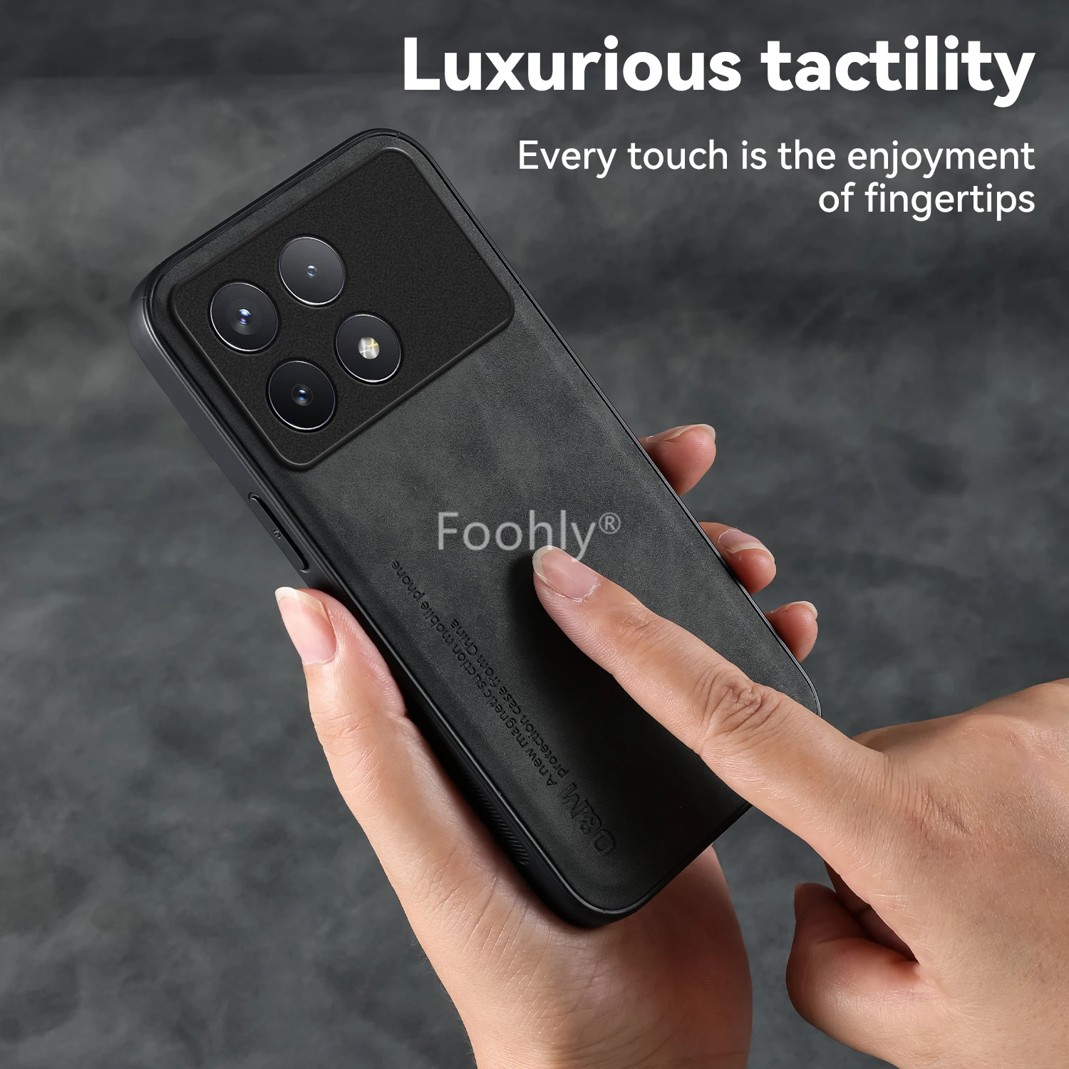 حافظة مغناطيسية مقاومة للصدمات من جلد نوبوك لهاتف Xiaomi Poco F6 Pro X6 Pro 5G M6 Pro 4G غطاء حماية خلفي Coque Funda #6