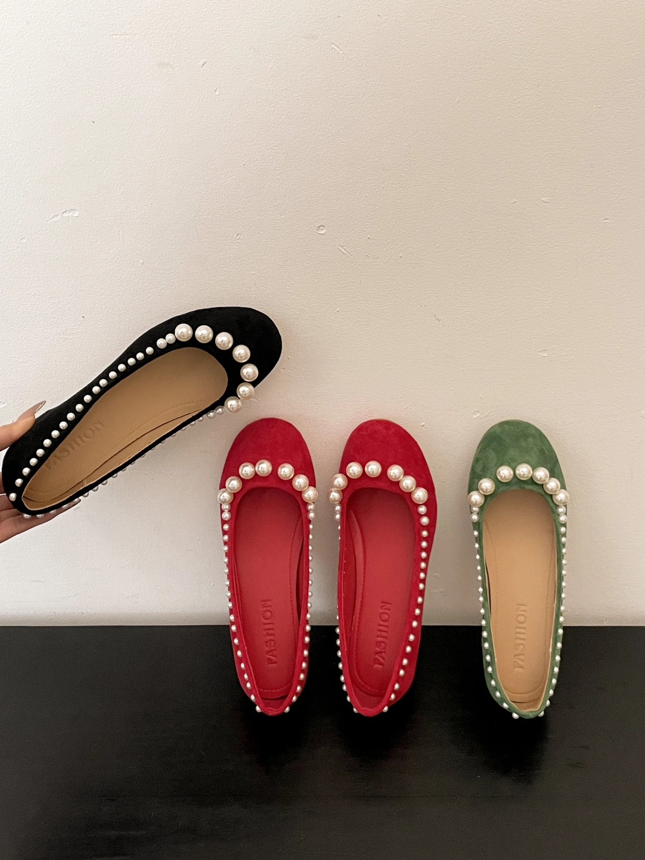 

Sweet Style Retro Elegant Pearl Decor Shallow Single Shoes 2026 Summer New Internal Height Increasing Round Toe Mary Jane Shoes