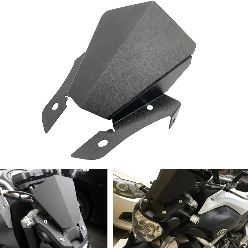 

Fits for Yamaha MT 07 MT07 ABS FZ07 MT-07 FZ-07 2013 2014 2015 2016 2017 Motorcycle Front Windscreen Aluminum Deflector Cover