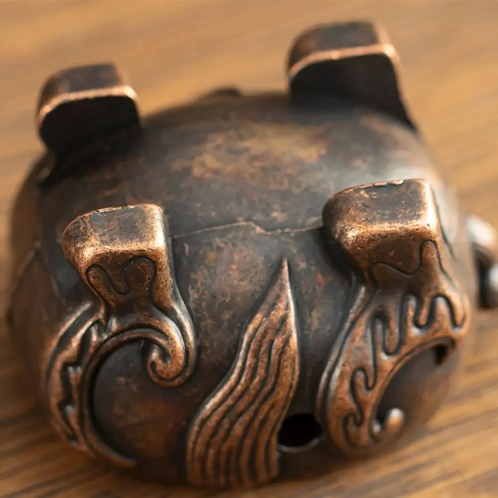 Alloy Brass Kirin Lion Incense Burner Vintage Chinese Style Sandalwood Censer Mini Size Vintage Alloy Incense Burner