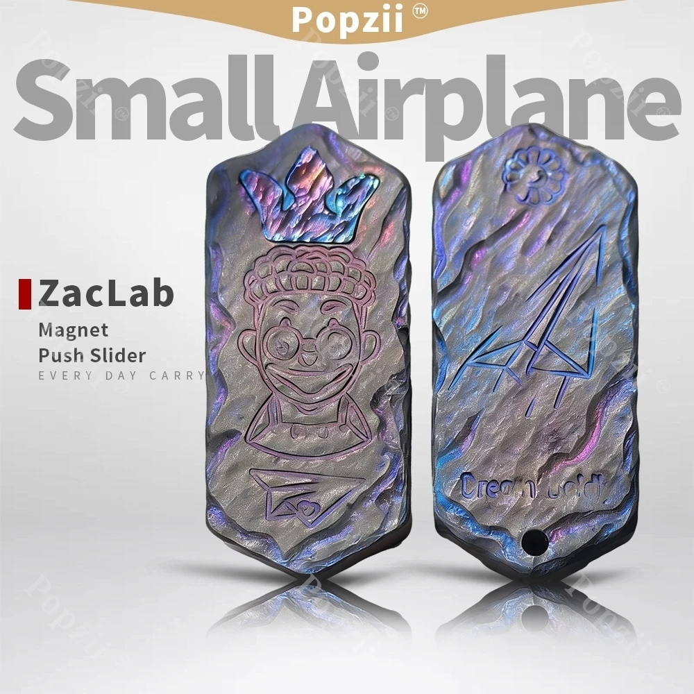

Механический слайдер-антистресс ZacLab из титанового сплава в форме самолета, DIY-конструктор, игрушка для снятия стресса
