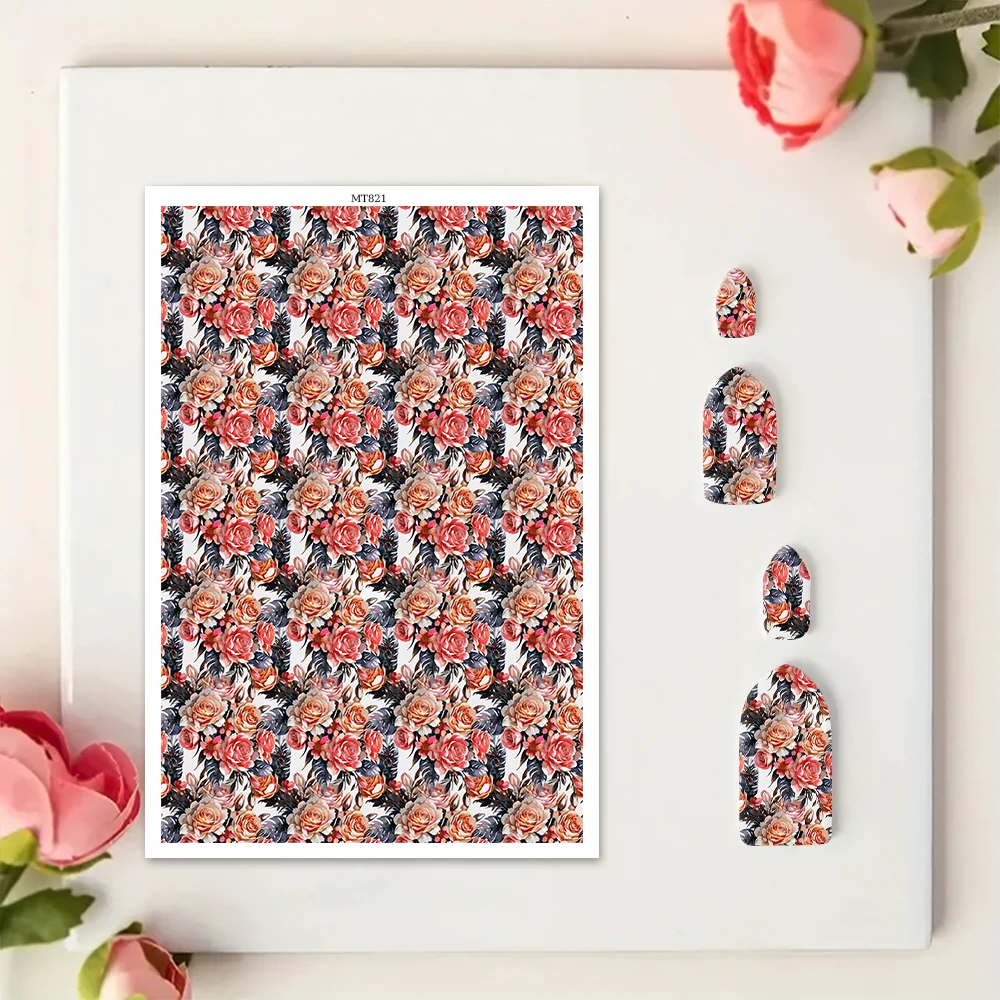 พิมพ์ลายดอกไม้เล็กๆต่างหูเซรามิคนุ่มละลายน้ําได้สติกเกอร์แบบใช้แล้วทิ้งสําหรับเครื่องประดับ DIY ทํารูปลอก 2025