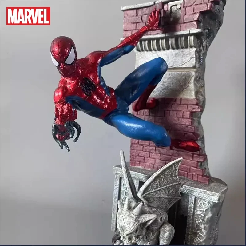 28cm Anime Spider Man Action Figure Heroic Expedition Venom Spiderman Figurine Model Collec Room Decoration Ornament Toys Gifts