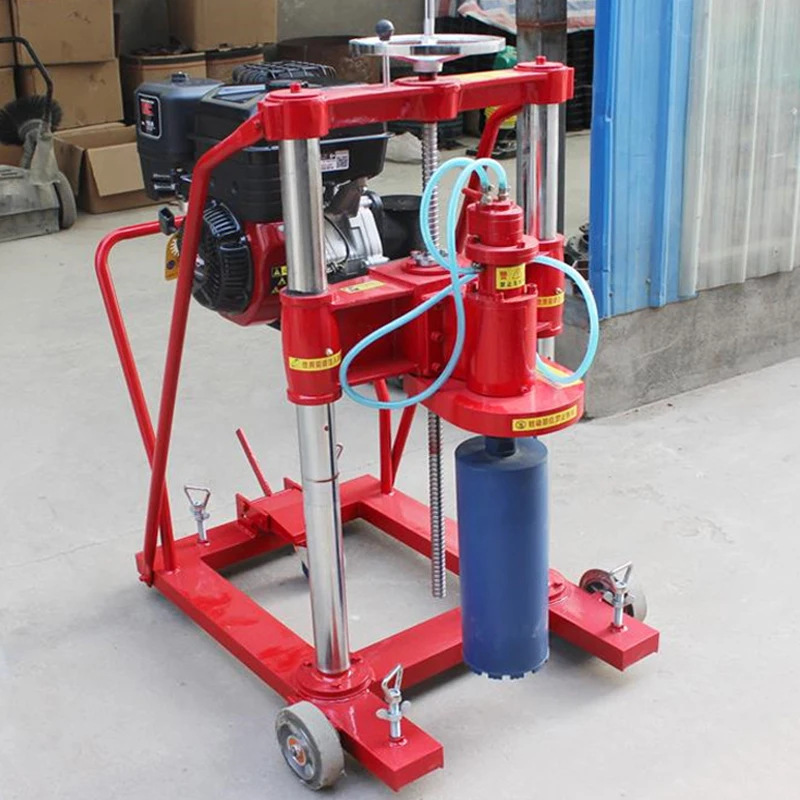 Portable Exploration Pavement Coring Machine Gasoline Engine Concrete Drilling Holes Machine