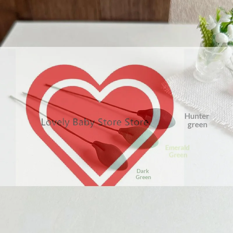 

5/15 шт. Миниатюрные листья для кукольного домика, декоративные элементы для цветочных композиций, имитация отдельных мини-растений, зеленые листья, аксессуары