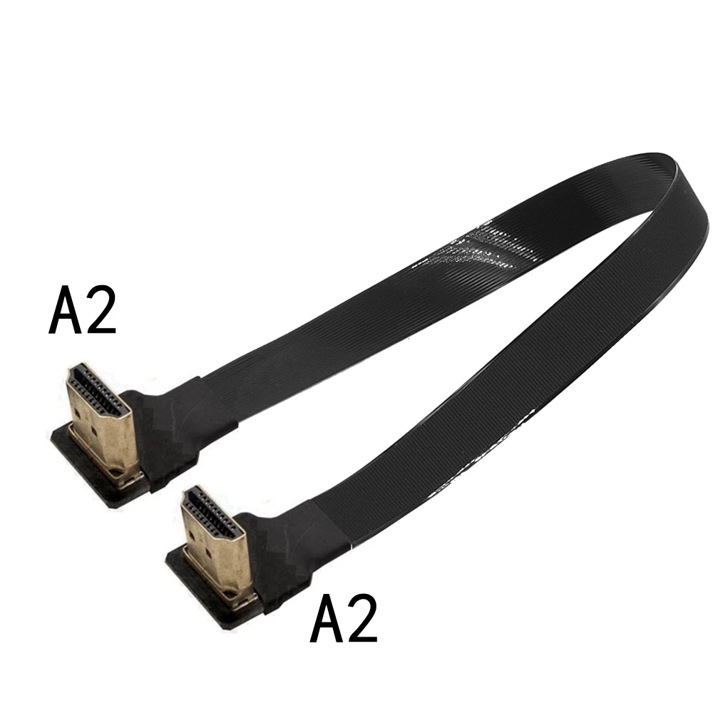 

HDMI with shielded flexible cable elbow HDMI adapter for aerial photography PTZ FPV FPC camera monitor set-top box