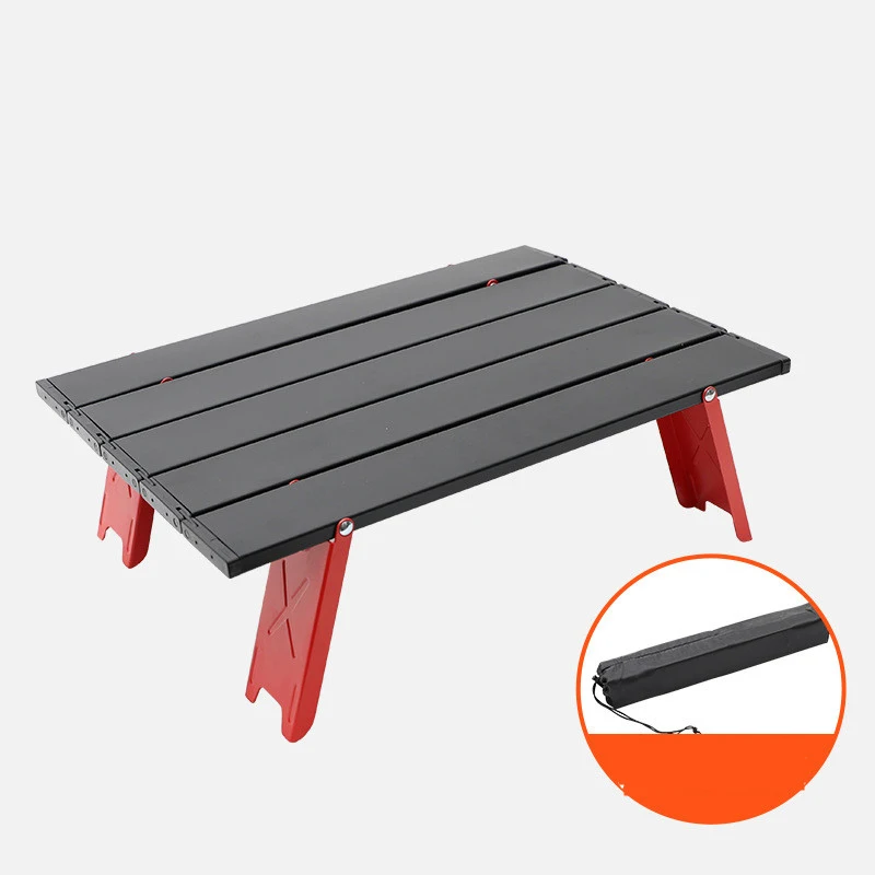 Vilead-mesa de Picnic de aluminio, mesas plegables para Camping, playa, viaje, ultraligera, portátil, Mini muebles de Camping