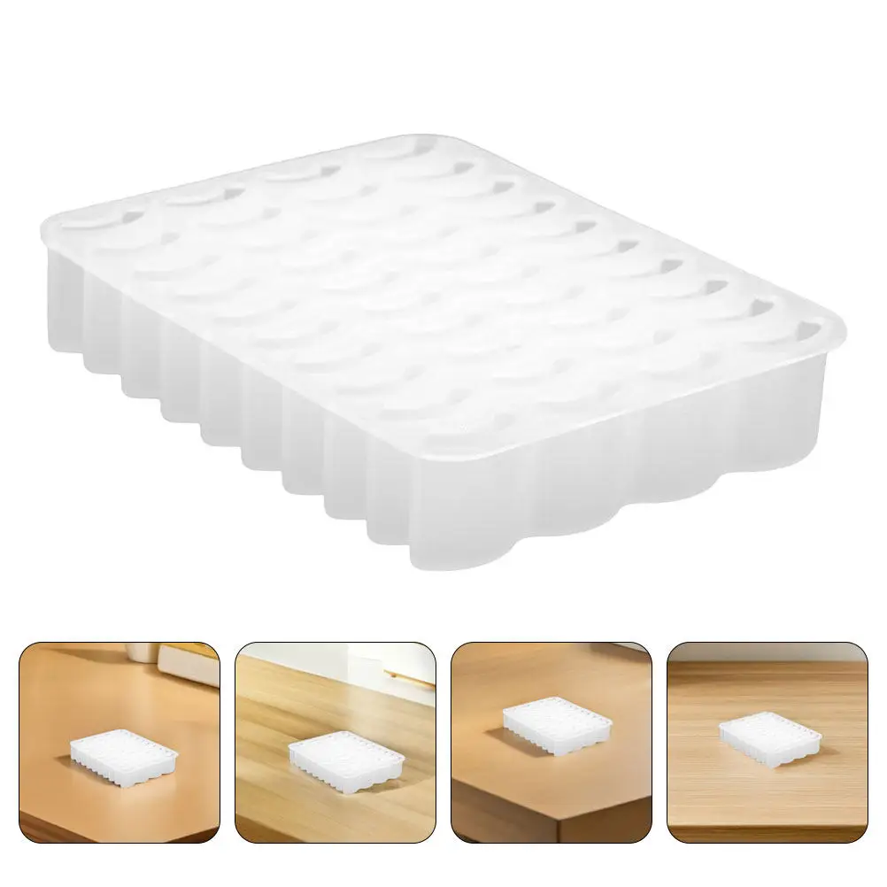 2Pcs Miniature Brick Mold Set Soft Silicone DIY Wall Bricks for Sand Table Landscape Mini Garden Building Accessories